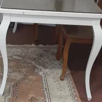 میزنهارخوری کاملا سالم۶نفره باشیشه بدون صندلی|میز و صندلی غذاخوری|رشت, گلباغ نماز|دیوار