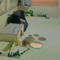 اینه کنسول در حد نو کاملا سالم رنگ طوسی