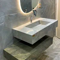 تولید روشویی وپله معلق سرامیکی تک سازه|لوازم سرویس بهداشتی|رشت, سعدی (تختی)|دیوار