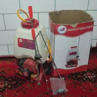 سم پاش کوله ای و کلاف لوله