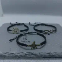 دستبند بافت و پلاک