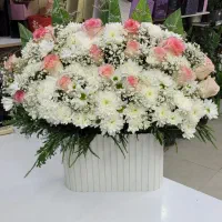 باکس گل سفید|گل و گیاه طبیعی|شیراز, خلدبرین|دیوار