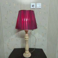 اباژور رومیزی پایه چوبی|چراغ خواب و آباژور|مشهد, رستگار|دیوار