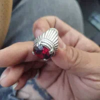 انگشتر دست ساز قدیمی یاقوت