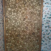 دیوار کوب برشی از طبیعت تمام چوب