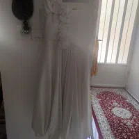 پیراهن مجلسی دخترانه  و یک شال نوی نو