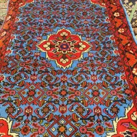 ذرع و نیم دستباف زمینه آبی حسین آباد|فرش|تهران, اکباتان|دیوار