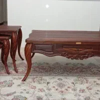 میز تی وی طول ۱۸۰ جلو مبلی و ۳ عددعسلی  نو  پرند