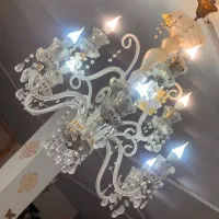 ۴ عدد لوستر ۲۴ شاخه با لامپ فقط ۹ میلیون