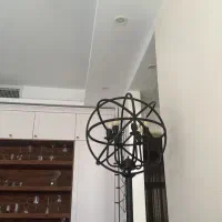 لوستر بزرگ اواژور و اینه|لوستر و چراغ آویز|کرج, باغستان|دیوار