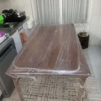 میز نهارخوری 4 نفره به همراه صندلی کاملا نو|میز و صندلی غذاخوری|تهران, دولتخواه شمالی|دیوار