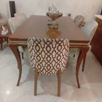 مبل کلاسیک ۷ نفره میز ناهارخوری ۶ نفره.