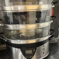بخار پز ۳ طبقه