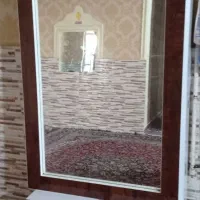دو عدد آینه بزرگ ام دی اف و شیشه شفاف