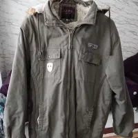 کاپشن خزدار ایکس لارج