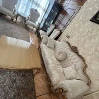 مبل کلاسیک هفت نفره با ناهارخوری