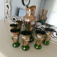 پارچ و لیوان اگرمن اصل|کلکسیون اشیاء عتیقه|قزوین, |دیوار