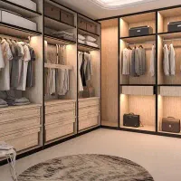 طراحی و ساخت کمد دیواری و کلوزت MDF