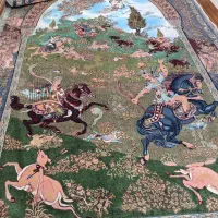 ۲ تخته فرش ۶ متری (طرح شکار)