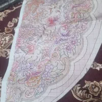 قالی بافی با تمام وسایل دفعه چاقو شیش|تابلو فرش|تبریز, |دیوار