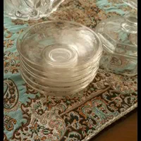 شیرینی خوری ومیوه خوری کریستال اصل ژاپن|ظروف سرو و پذیرایی|کرج, خرمدشت|دیوار
