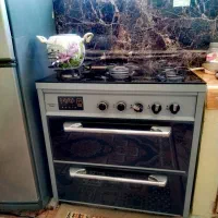 گاز طرح فر صفحه شیشه ای