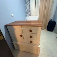 کمدو تخت دومنظوره +تشک نو|اسباب و اثاث بچه|رشت, رودباری|دیوار