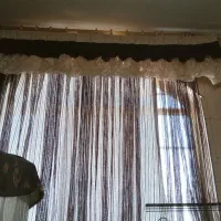 دوتا پرده همراه یالان تمیز و در حد نو