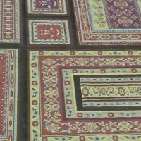 3عددگلیم فرش طرح برجسته|گلیم، جاجیم، گبه|همدان, |دیوار