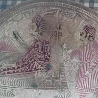 دیوار کوب صفویه قلم زنی.حکاکی.مشبک کاری.میناکاری