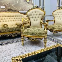 مبل استیل گلایول کد ۰۱|مبلمان خانگی و میز عسلی|قم, نیروگاه|دیوار