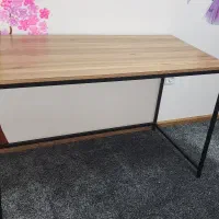 میز کامپیوتر چوب وفلز