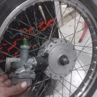 لوازم هندا ۱۲۵  طوقه کامل و کاربرات سالم