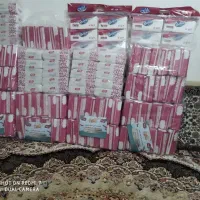 سفره فریزر دستمال کاغذی و لیوان کاغذی