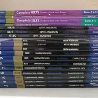 کتاب های کمبریج شماره ۳ت تا ۱۷ و complete IELTS