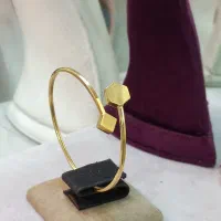طلا بنگل هندسی سایز۲و۳زنانه (بدون اجرت)