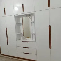 ساخت واجرای کابینت کمد دیواری وانواع درب های اتاقی