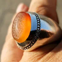 انگشتر صدوقی عقیق خط برجسته ناب یمنی|جواهرات|تهران, افسریه جنوبی|دیوار