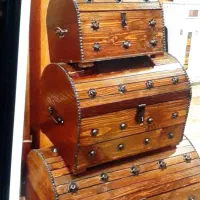 صندوقچه چوبی صندوق|صنایع دستی و سایر لوازم تزئینی|اسدآباد, |دیوار