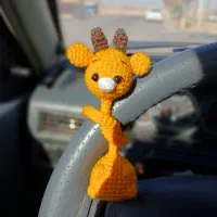 عروسک گردن دراز بافتنی