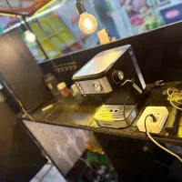 میزبار قهوه با نورپردازی کامل