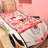 تخت خواب ماشینی دخترانه با شخصیت کارتونی دلخواه|تخت و سرویس خواب|تهران, سعادت‌آباد|دیوار