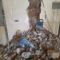 دریل تخریب ولوله کشی آب وفاضلاب الهامی