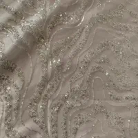 1متر پارچه پر منجوق دوزی شده و۶ متر ساتن خرید عروس|لباس|مشهد, دانشجو|دیوار