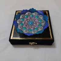 بشقاب میناکاری سایز ۱۸|صنایع دستی و سایر لوازم تزئینی|اصفهان, خرم|دیوار