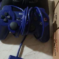 لوازم پلی استیشن ۲ کابل برق و تصویر اداپتور دسته