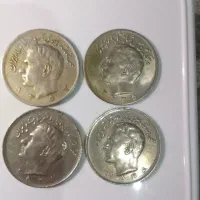 تعدادی سکه قدیمی پهلوی|کلکسیون سکه، تمبر، اسکناس|بروجرد, |دیوار