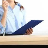 منشی خانوم دفتر کار