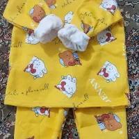 لباس کودک توکرکی بسیار نرم و ضد لک سایز 75