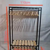 رگال اتصال مشکی بست|بندرخت و رخت‌آویز|قم, زاویه|دیوار